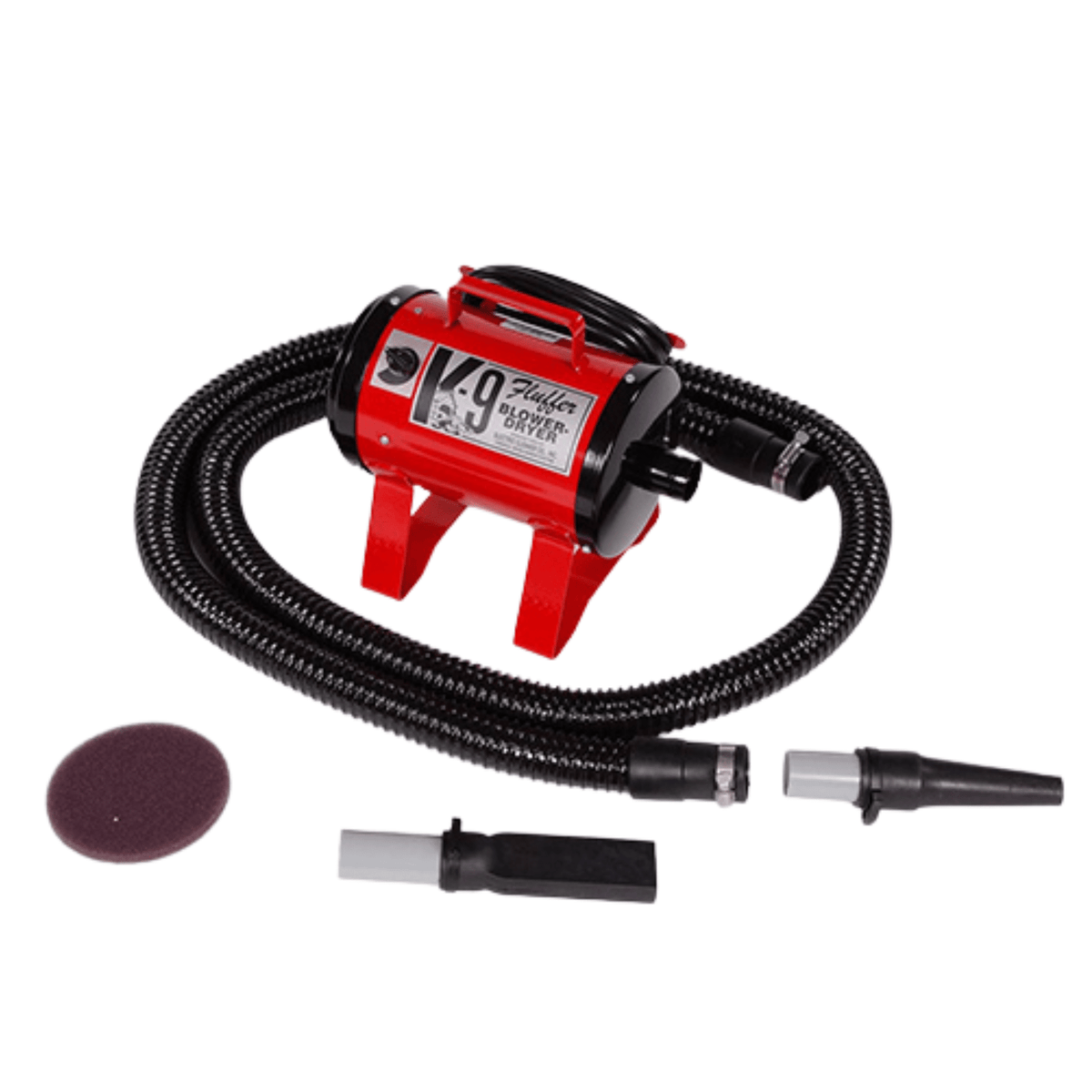 K-9 Fluffer Variable Speed Dog Grooming Dryer Red