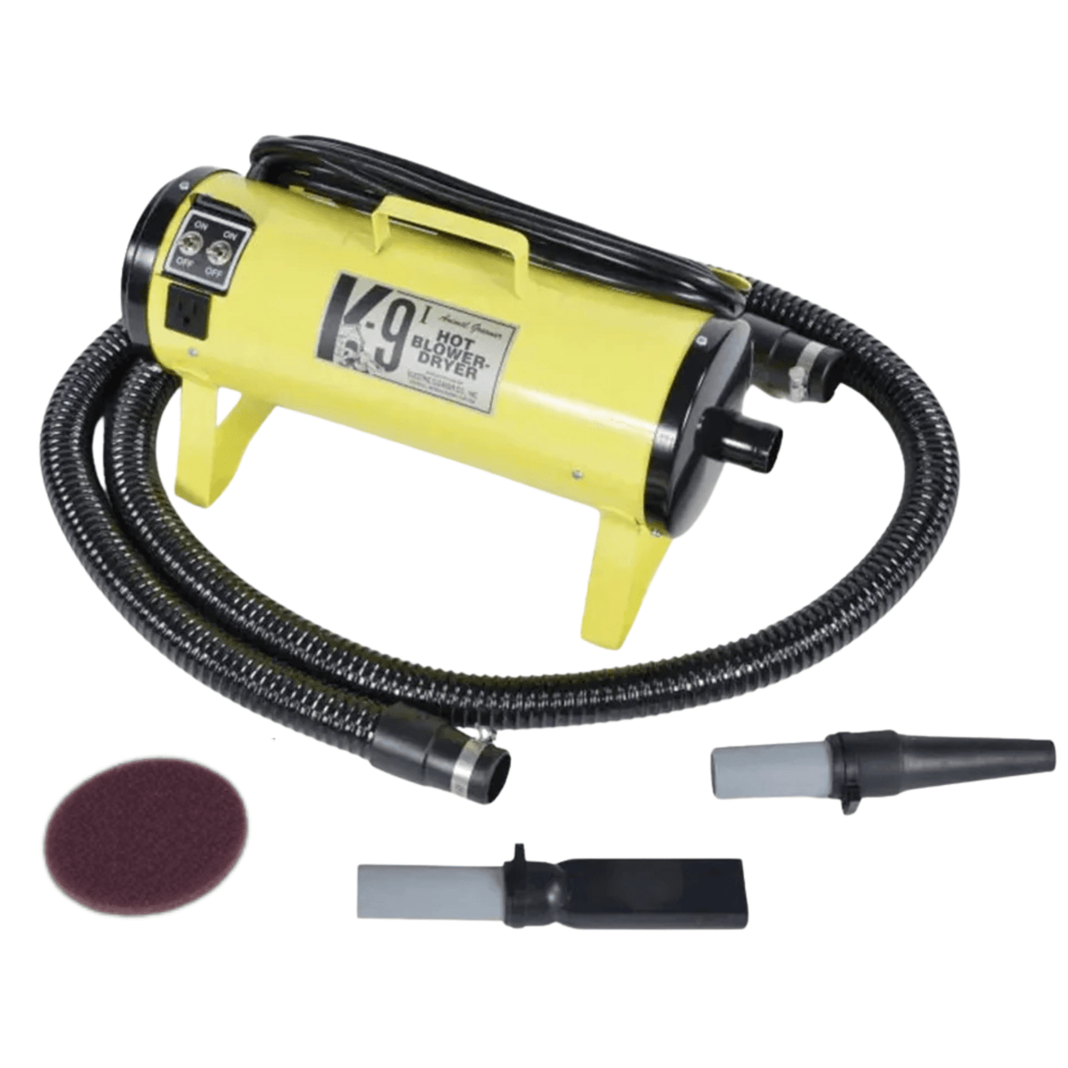 K-9 I Professional Dog Grooming Dryer – Dual Motor Yellow