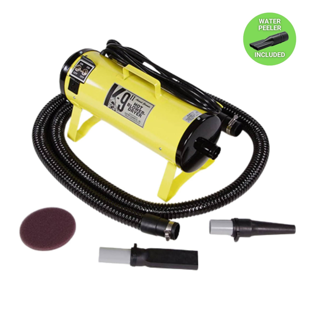 K-9 II Dryer Yellow with Water Peeler