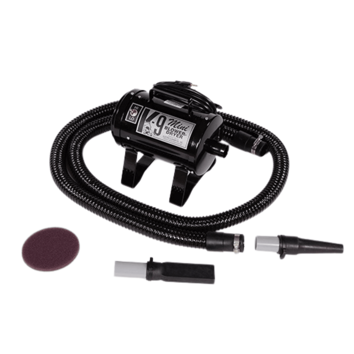 Mini K-9 High Velocity Dog Grooming Dryer Black