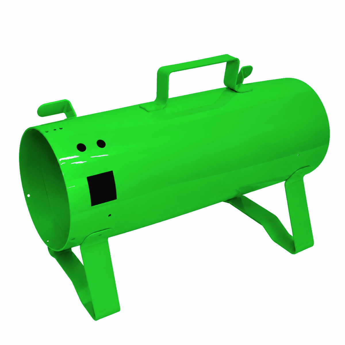 Green K-9 I and K-9 II standard replacement dryer body with metal housing, handle, and support legs