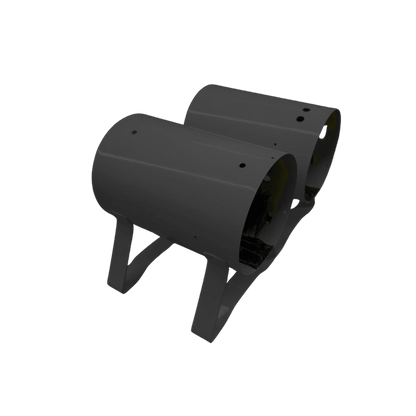 Black K-9 III replacement dog grooming dryer body, OEM metal housing for Standard and Variable Speed models