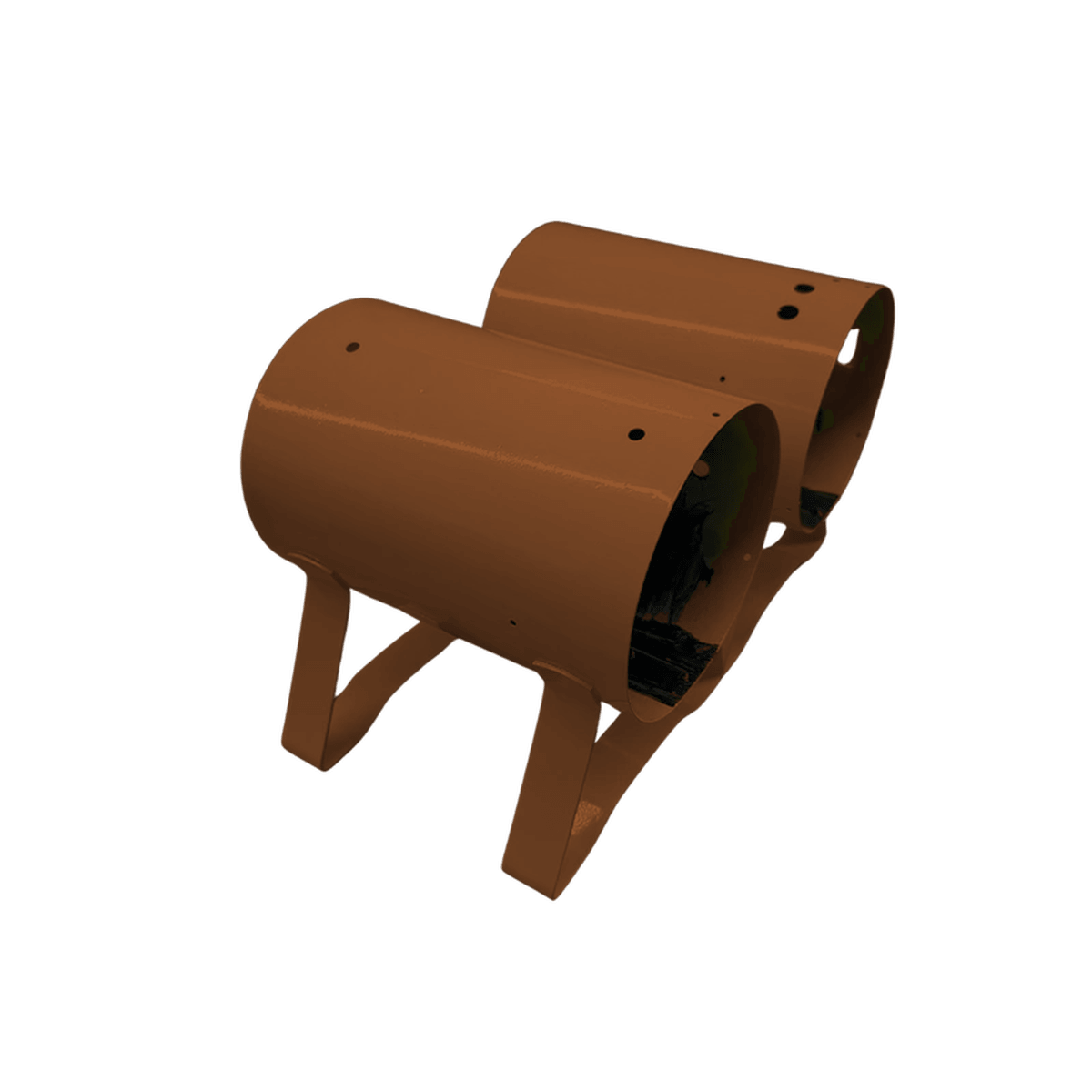 Brown K-9 III replacement dog grooming dryer body, OEM metal housing for Standard and Variable Speed models
