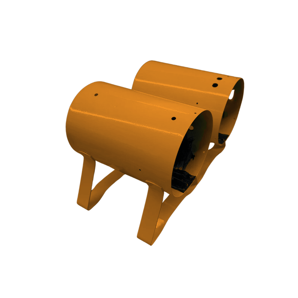 Orange K-9 III replacement dog grooming dryer body, OEM metal housing for Standard and Variable Speed models