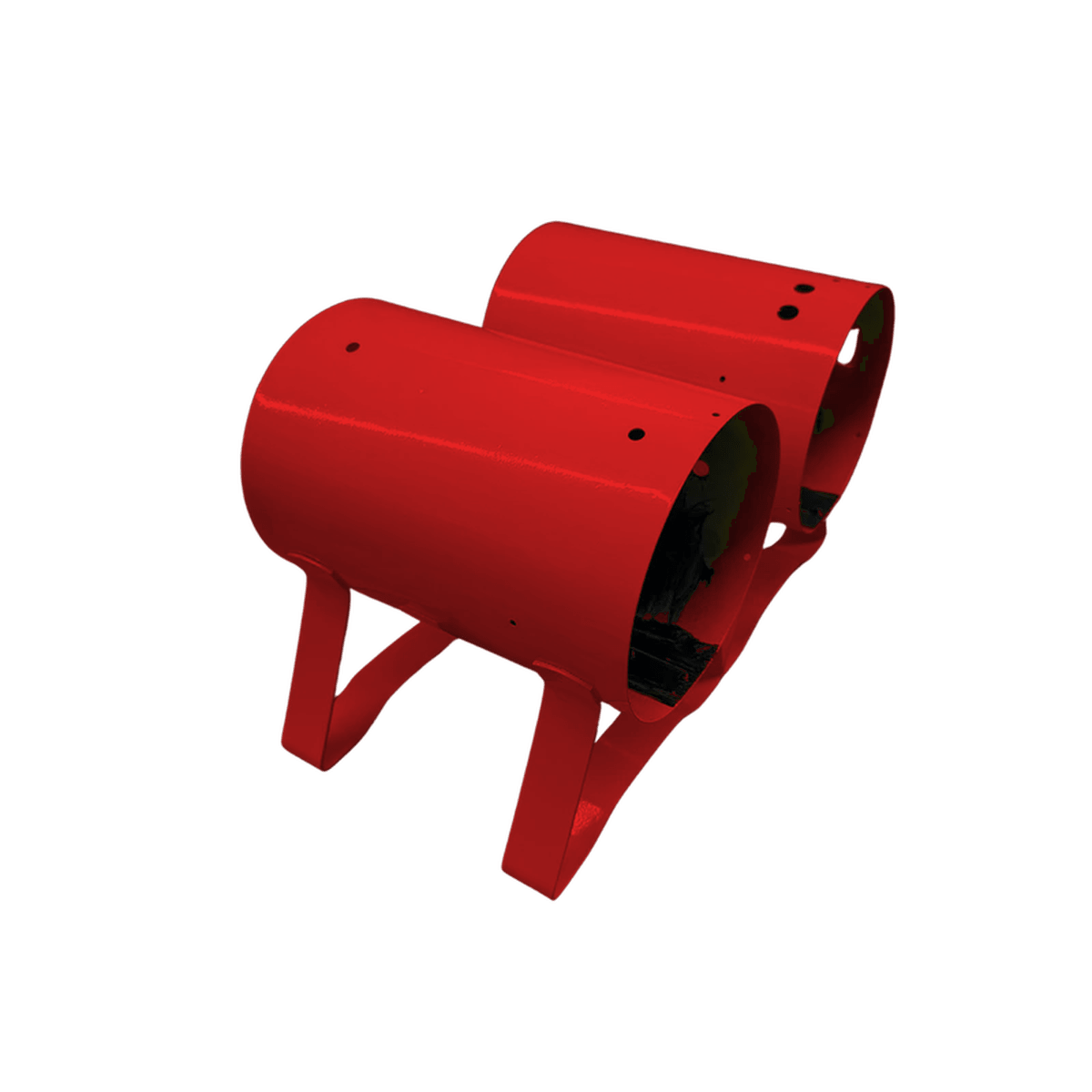 Red K-9 III replacement dog grooming dryer body, OEM metal housing for Standard and Variable Speed models