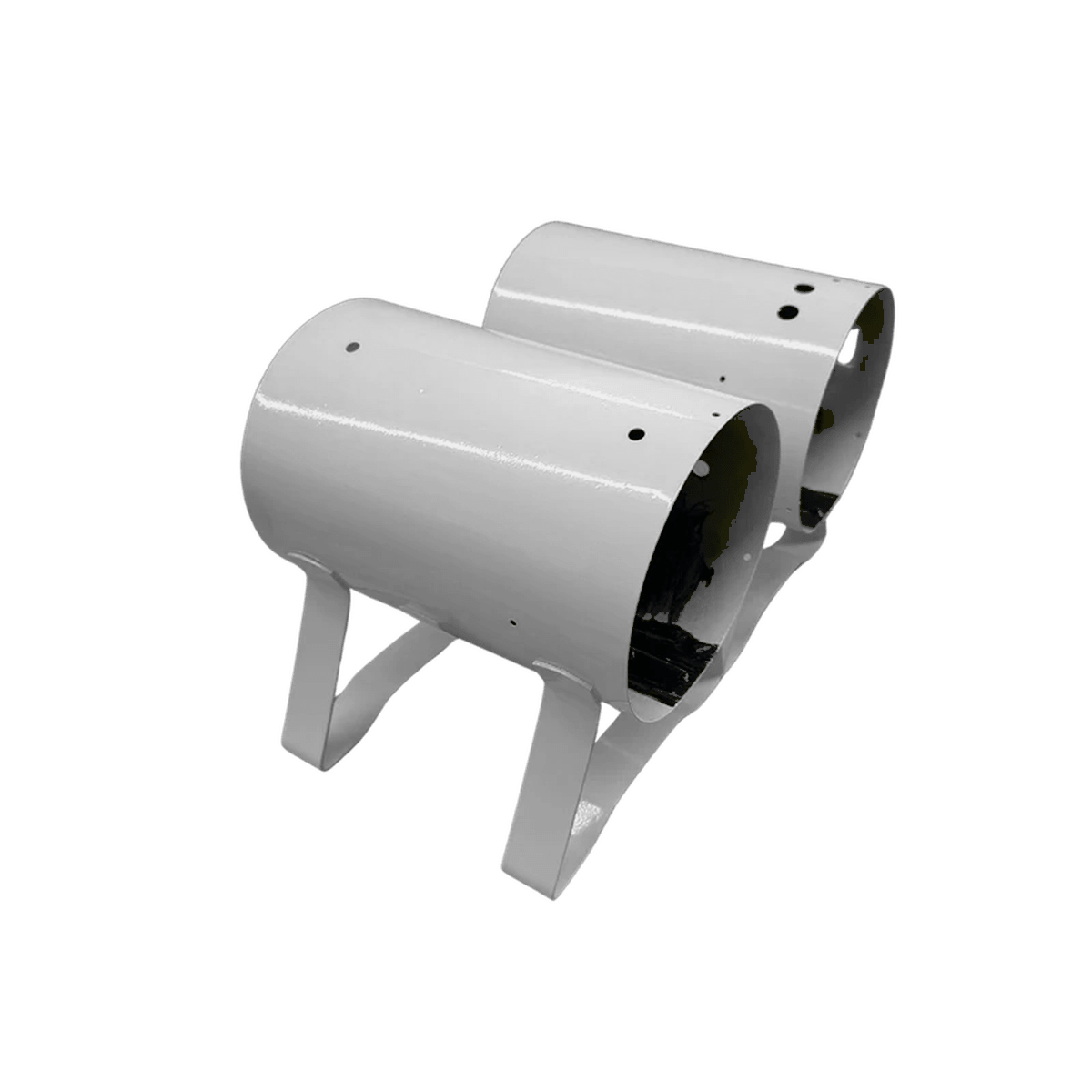 Silver K-9 III replacement dog grooming dryer body, OEM metal housing for Standard and Variable Speed models